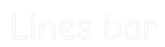 Custom Neon: Lines bar