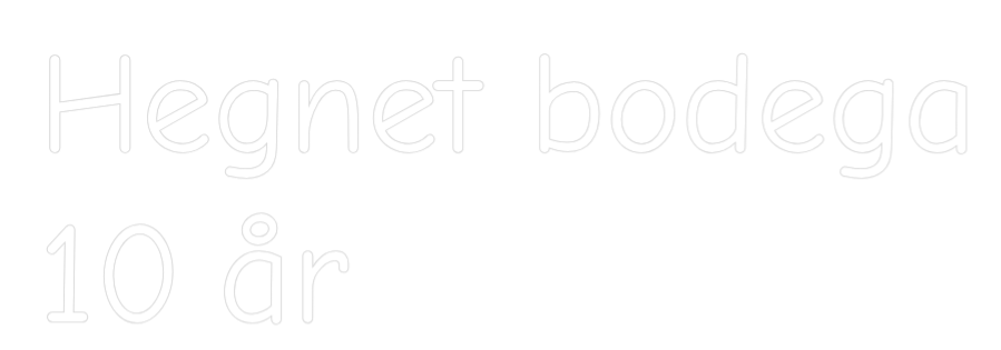 Custom Neon: Hegnet bodega...