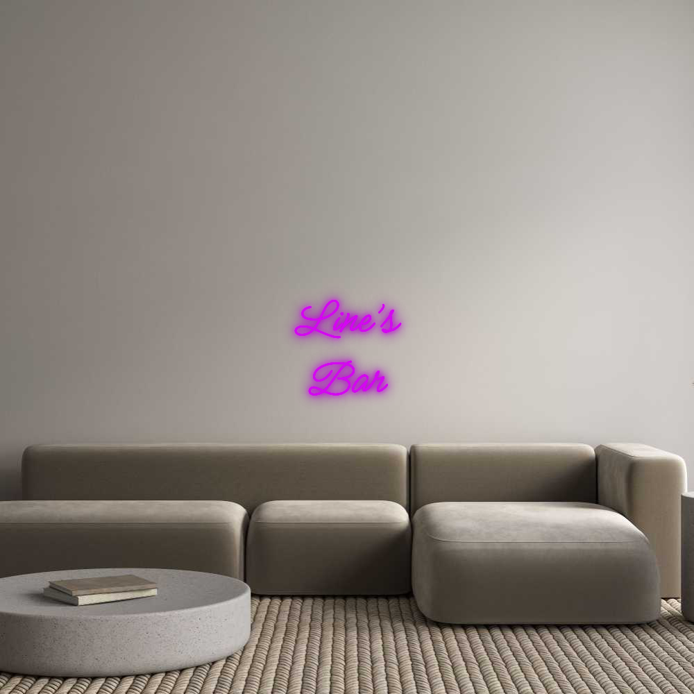 Custom Neon: Line’s 
Bar