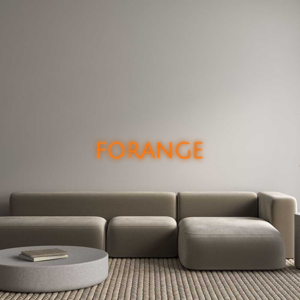 Custom Neon: FORANGE