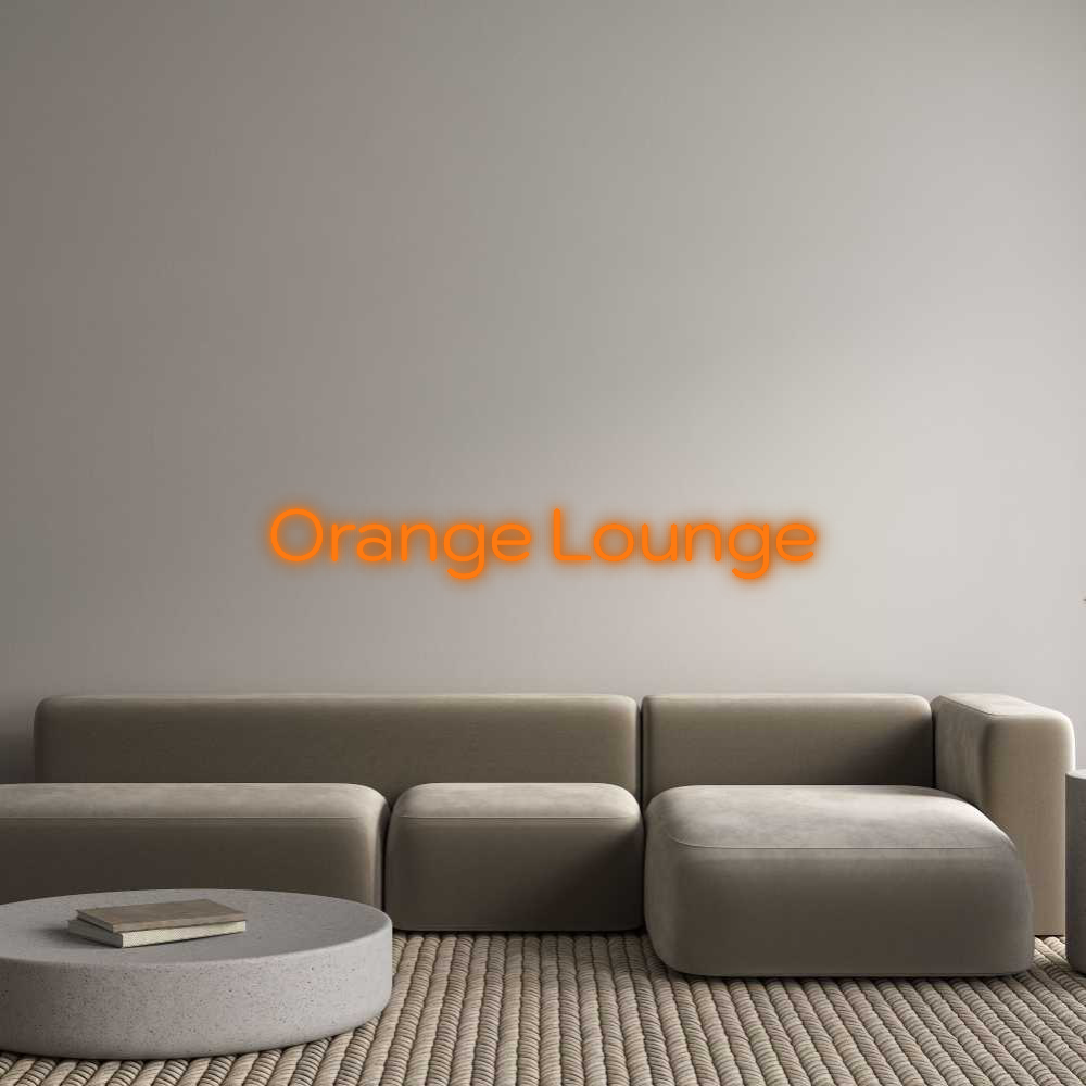 Custom Neon: Orange Lounge