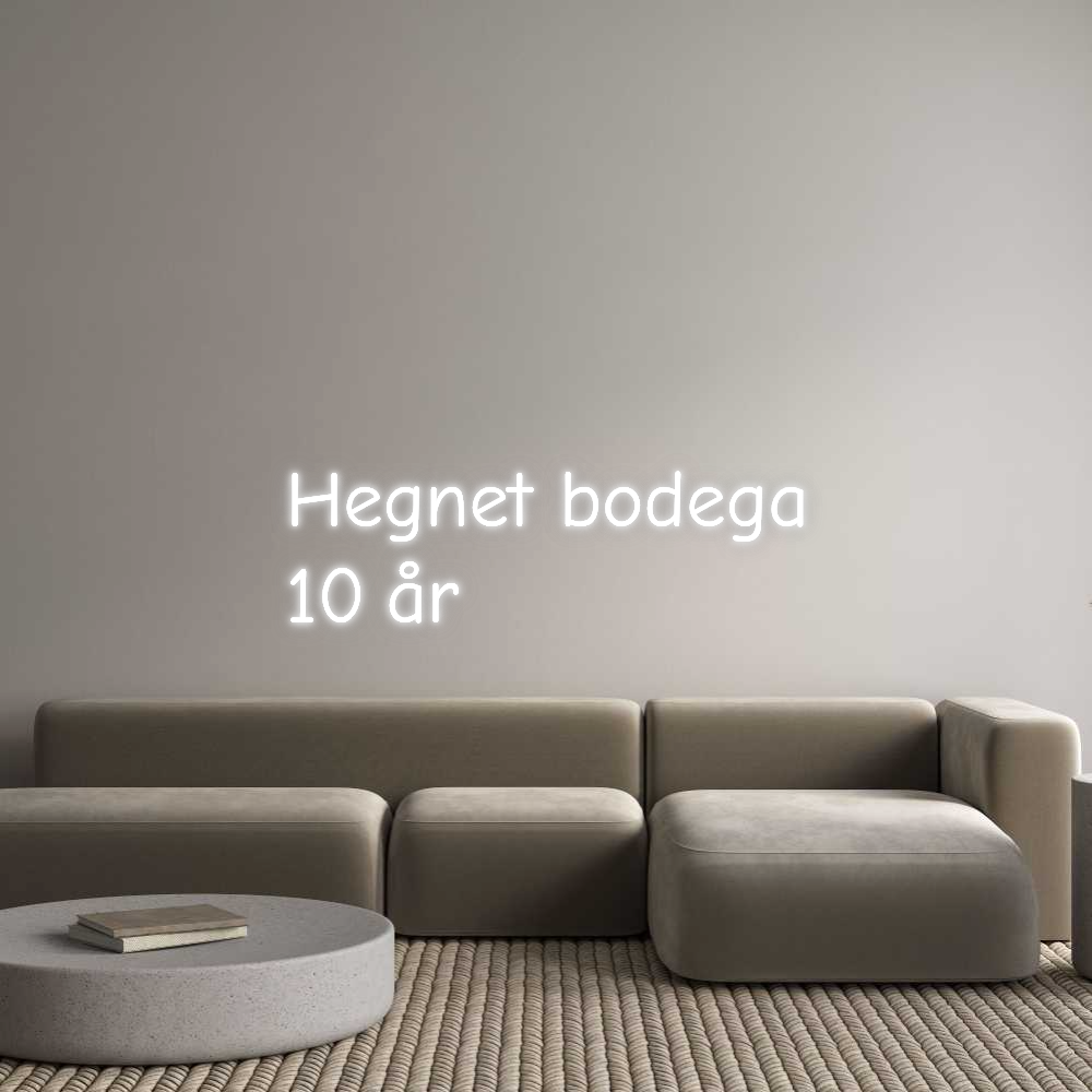 Custom Neon: Hegnet bodega...