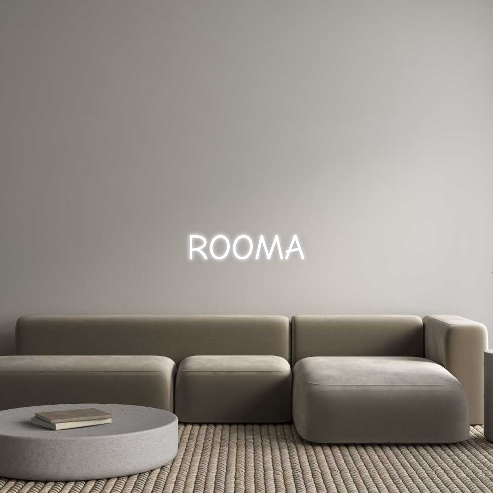 Custom Neon: ROOMA